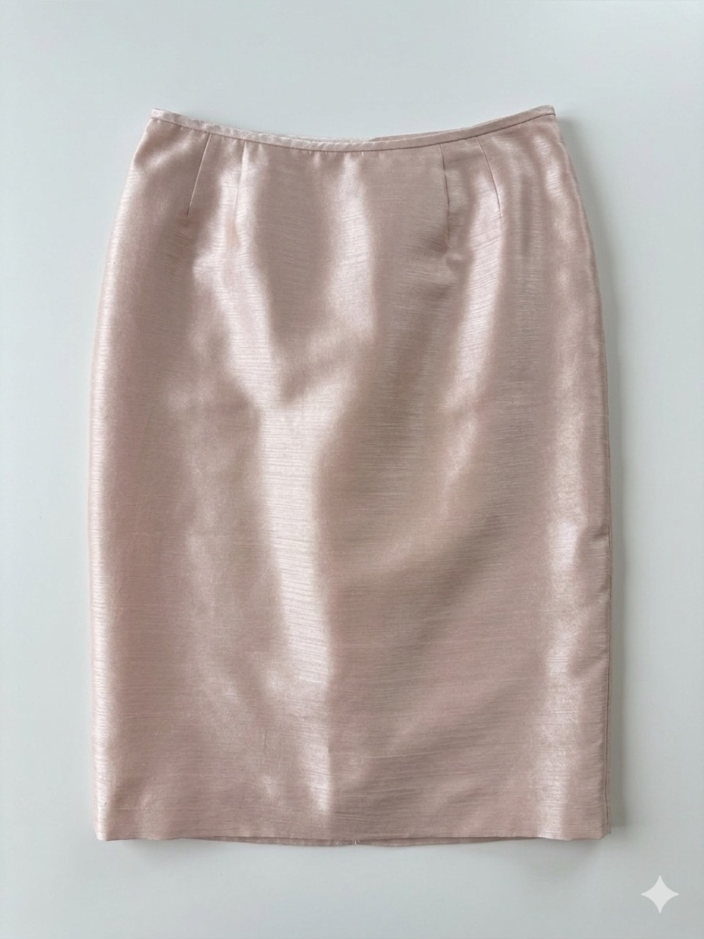 Le Suit Pink Silk-Like Skirt Size 10 Classic Timeless